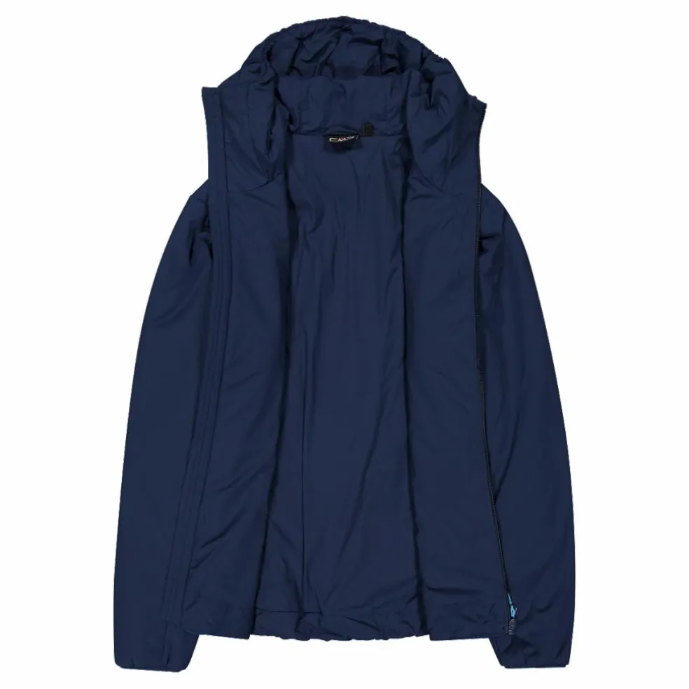 Giacca idrorepellente da donna ripiegabile con cappuccio