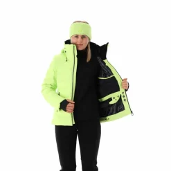 Giacca imbottita Aprés Ski con ghetta antineve da donna