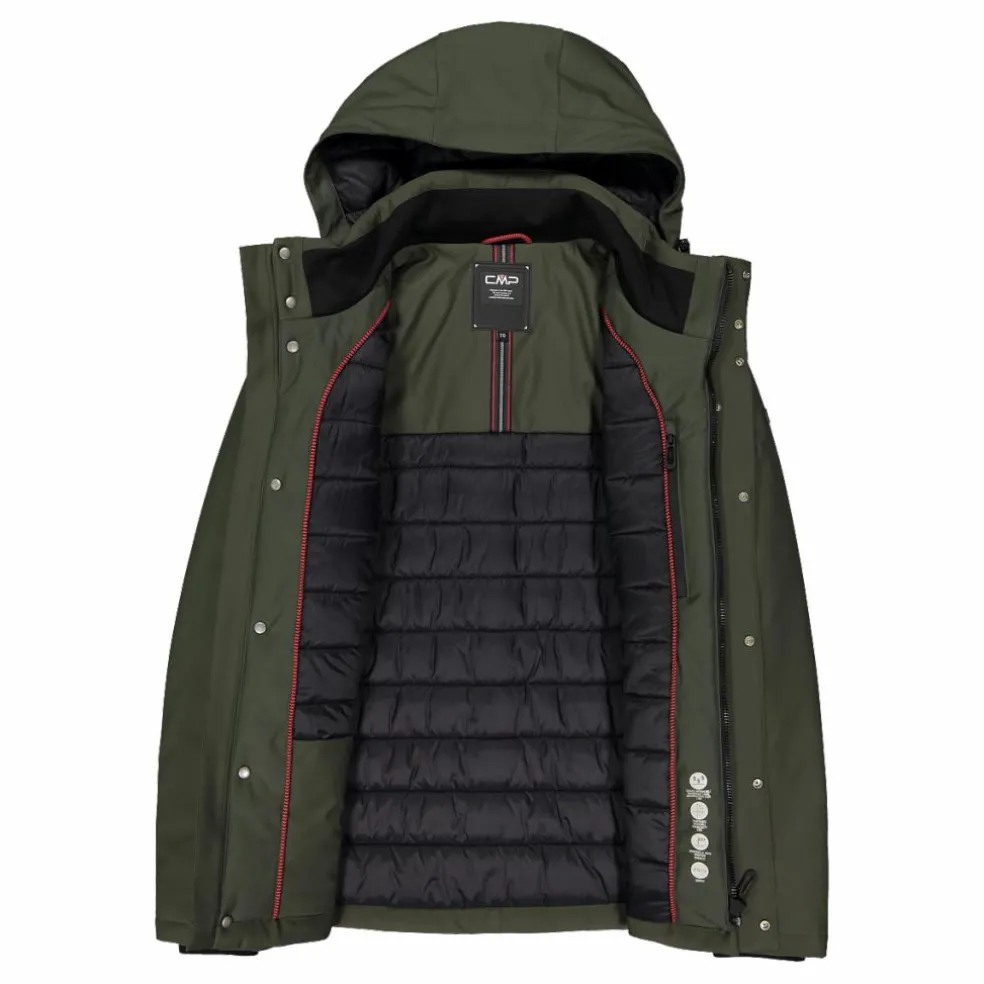 Giacca imbottita da uomo in softshell