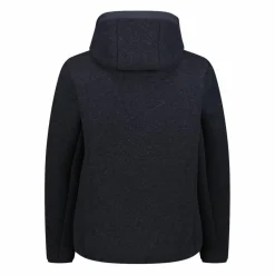 Giacca imbottita in Knit Tech da uomo con cappuccio