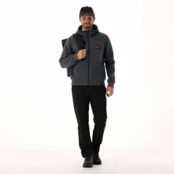 Giacca imbottita in Knit Tech da uomo con cappuccio