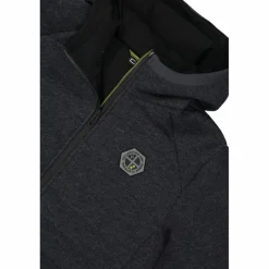 Giacca imbottita in Knit Tech da uomo con cappuccio