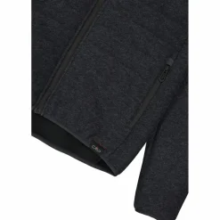 Giacca imbottita in Knit Tech da uomo con cappuccio