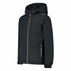 Giacca impermeabile da bambina in ripstop con cappuccio