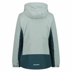 Giacca impermeabile da donna in ripstop con cappuccio