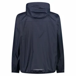 Giacca impermeabile da uomo ripiegabile con cappuccio