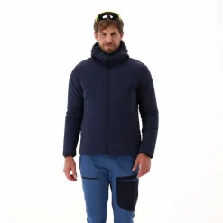 Giacca impermeabile da uomo ripiegabile con cappuccio