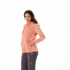 Giacca in Knit-Tech con cappuccio da Donna