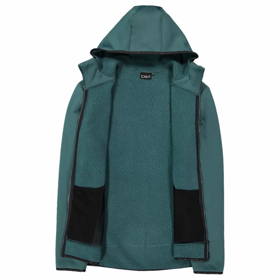 Giacca in pelliccetta Stretch Performance da uomo con cappuccio