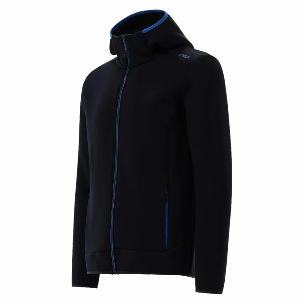 Giacca in pelliccetta Stretch Performance da uomo con cappuccio