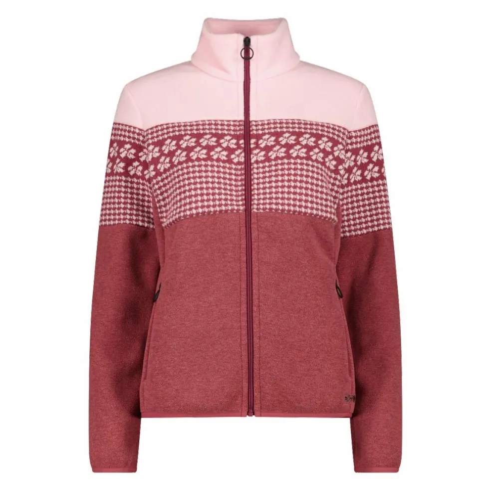 Giacca in pile con zip da donna