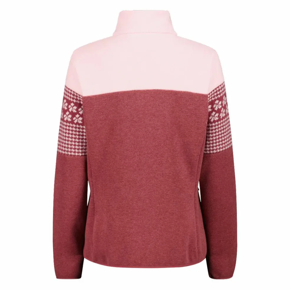 Giacca in pile con zip da donna