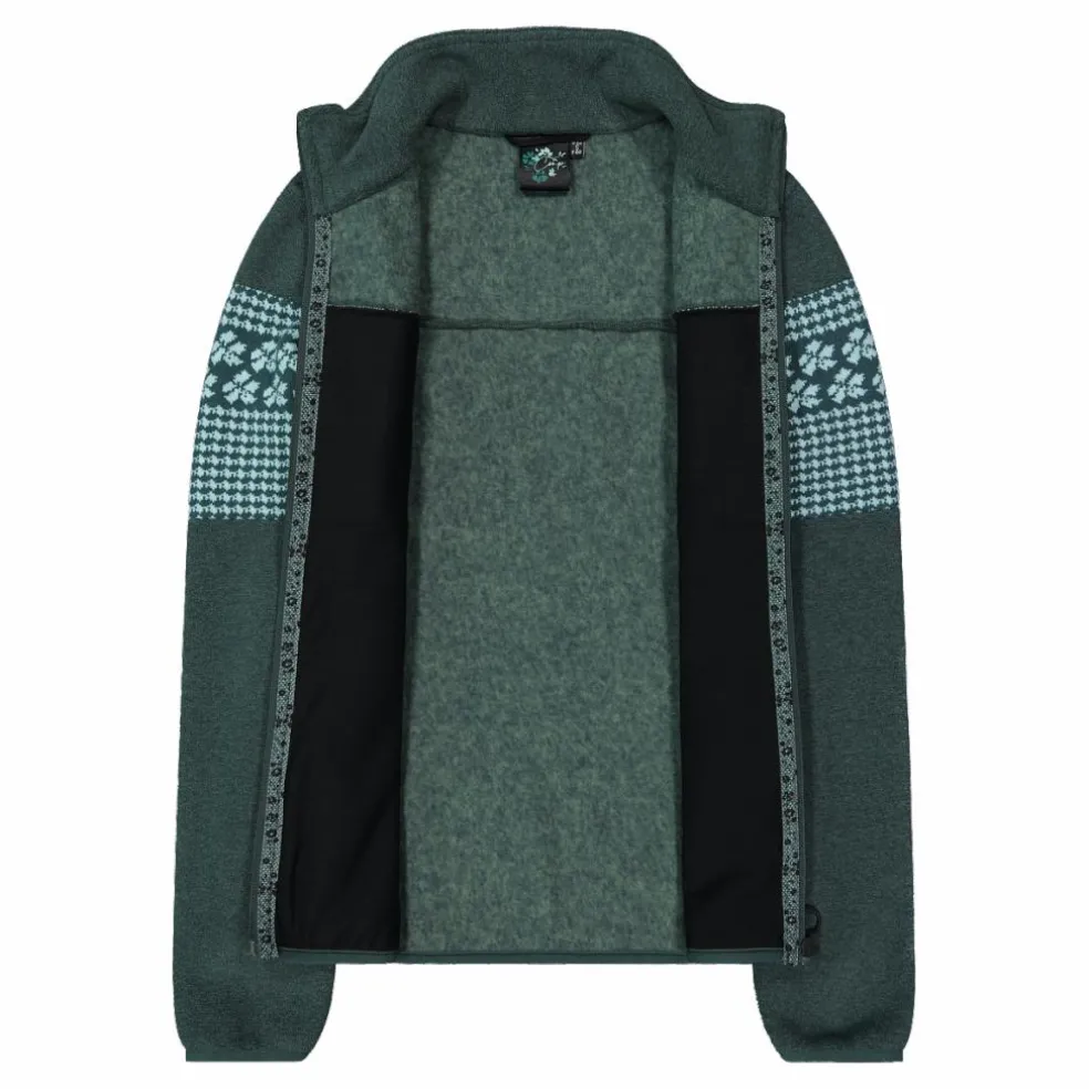 Giacca in pile con zip da donna