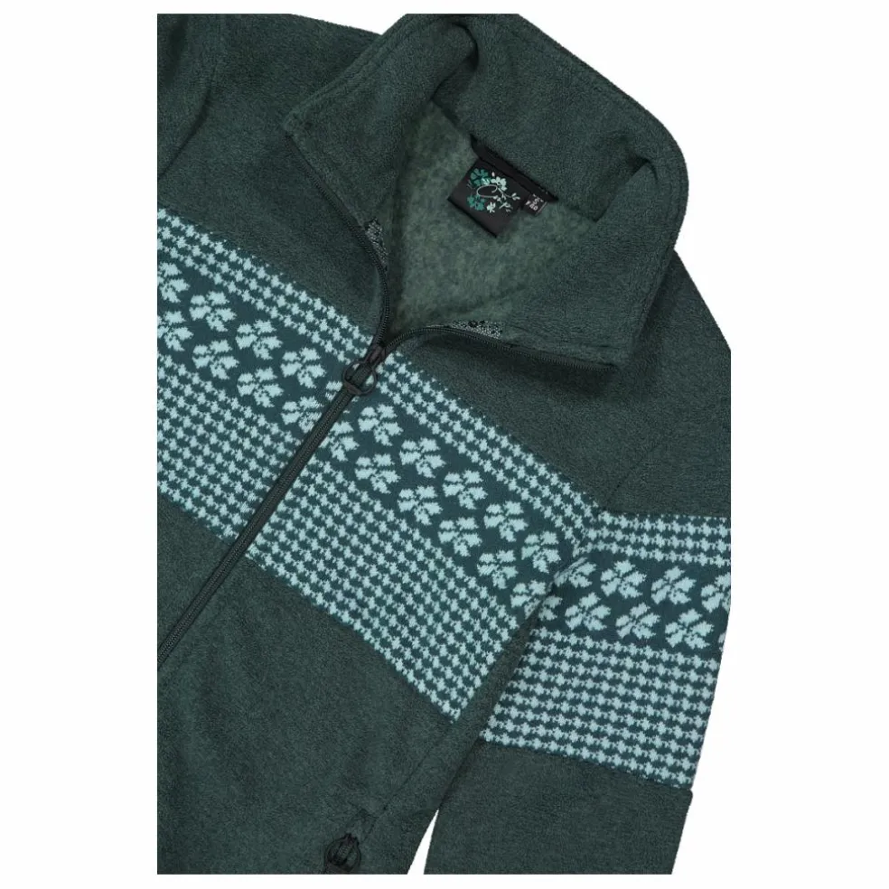 Giacca in pile con zip da donna