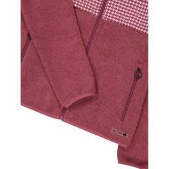 Giacca in pile con zip da donna