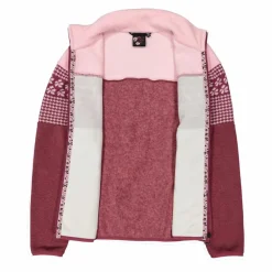 Giacca in pile con zip da donna