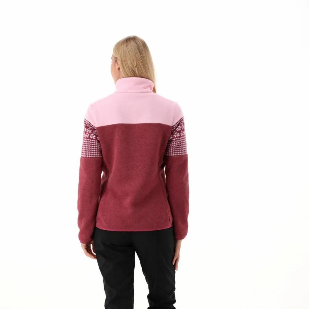 Giacca in pile con zip da donna