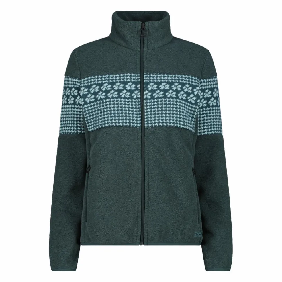 Giacca in pile con zip da donna