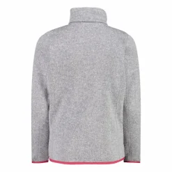 Giacca in pile da bambina in knit-tech