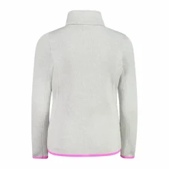 Giacca in pile da bambina in knit-tech
