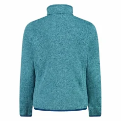Giacca in pile da bambina in knit-tech