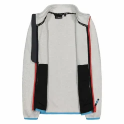 Giacca in pile da bambina in knit-tech