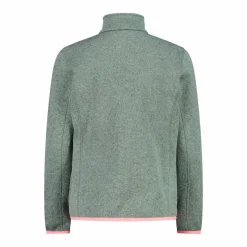 Giacca in pile da bambina in knit-tech