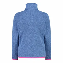 Giacca in pile da bambina in knit-tech