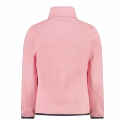 Giacca in pile da bambina in knit-tech