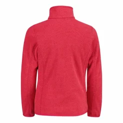 Giacca in pile da bambina in knit-tech