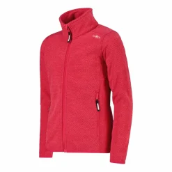 Giacca in pile da bambina in knit-tech