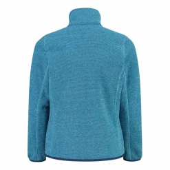Giacca in pile da bambina in knit-tech