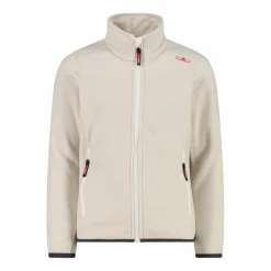 Giacca in pile da bambina in knit-tech
