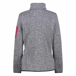 Giacca in pile da donna in Knit-Tech mèlange