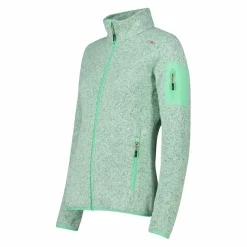 Giacca in pile da donna in Knit-Tech mèlange