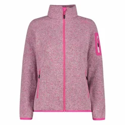 Giacca in pile da donna in Knit-Tech mèlange