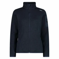 Giacca in pile da donna in Knit-Tech mèlange
