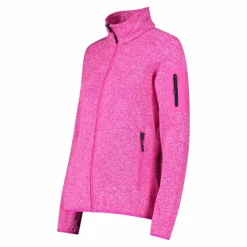 Giacca in pile da donna in Knit-Tech mèlange