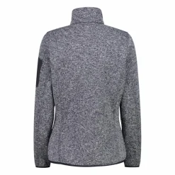 Giacca in pile da donna in Knit-Tech mèlange