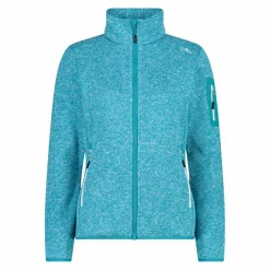 Giacca in pile da donna in Knit-Tech mèlange