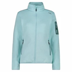 Giacca in pile da donna in Knit-Tech mèlange