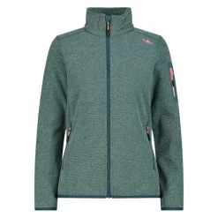 Giacca in pile da donna in Knit-Tech mèlange