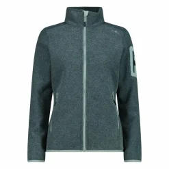 Giacca in pile da donna in Knit-Tech mèlange