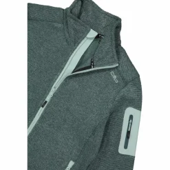 Giacca in pile da donna in Knit-Tech mèlange