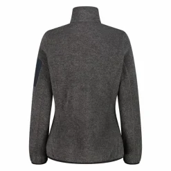 Giacca in pile da donna in Knit-Tech mèlange