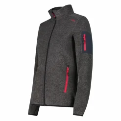 Giacca in pile da donna in Knit-Tech mèlange