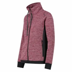 Giacca in pile da donna in knit tech