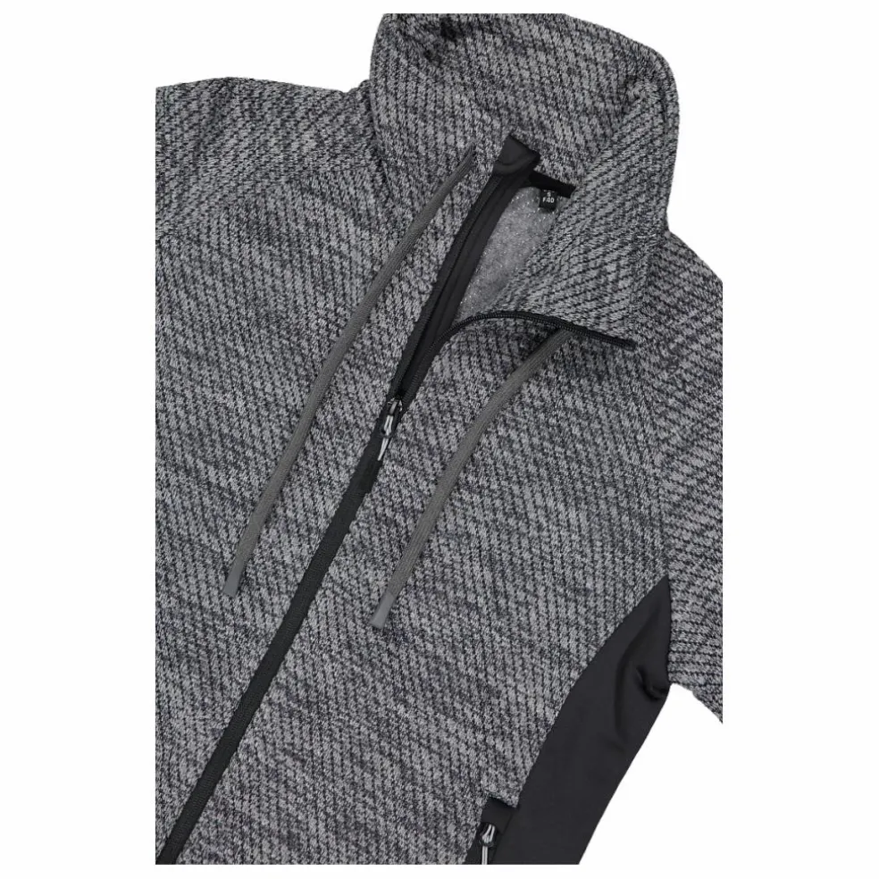 Giacca in pile da donna in knit tech