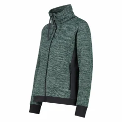 Giacca in pile da donna in knit tech