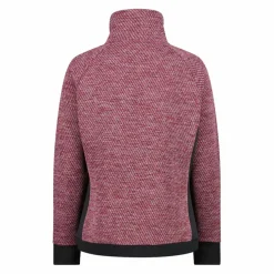 Giacca in pile da donna in knit tech